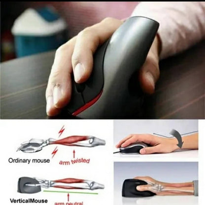 Mouse vertical ergonómico
